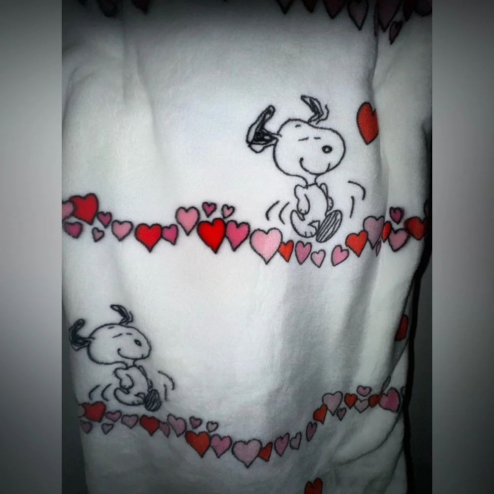 Snoopy V-Day Blanket - Picture 2 of 3